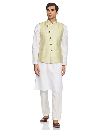 Image of Ethnix by Raymond Ethnix Mens Regular Fit Bundi