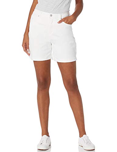 Gloria Vanderbilt Women's Amanda Basic Jean Short, Vintage White, 14