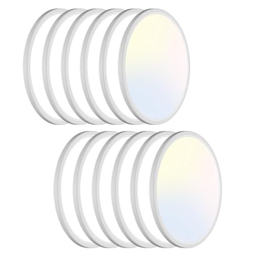 libtit 13 Inch Led Flush Mount Ceiling Light Fixtures,3200lm 28W