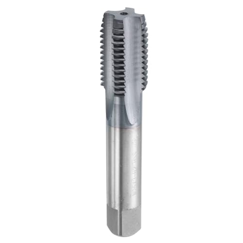 Image of sourcing map M25x3 Metric Thread Tap 6542 Cobalt High-Speed Steel TiCN Coated Plug Tap Right Hand Straight Flutes Screw Threading Hand Tap