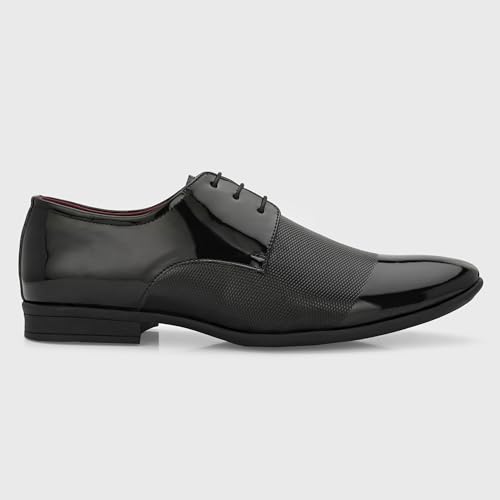 Image of Centrino Men's Formal Shoes |Premium Craftsmanship & Durable Build |Stylish & Elegant Design | Lace-Up Design with Cushioned Insole for Comfort |Craftsmanship for All-Day Elegance (9745)