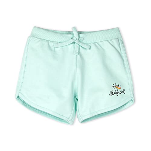 Image of Real Basics Premium Cotton Shorts for Girls - Regular Fit Printed Girl Shorts (Pack of 1)
