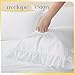 Horbaunal 2 Pack White Ruffle Pillowcases Standard Size, 20
