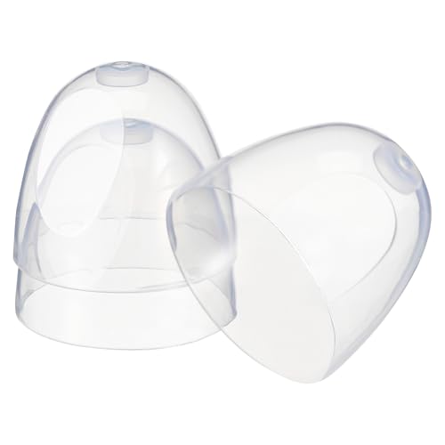 Angoily 3pezzi Tappi Protettivi Per Biberon Riutilizzabili Coperchi Trasparenti Per Biberon Tappi Di Ricambio Per Bocca Larga Protezione Da Sporco e Danni