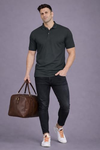 Image of Men Regular fit Polo Neck T Shirt||Casual Wear ||Half Sleeve Tshirt for Men
