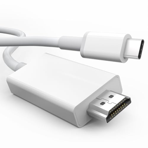 Câble USB C vers HDMI 4K 60Hz de 1,8m adaptateur Type C pour iPhone 16 et MacBook
