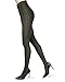 MeMoi Juneau Diamonds Cotton Tights for Women, Cozy and Elegant Sweater Tights - Sizes Small to X-Large, Dark Gray Heather, S-M