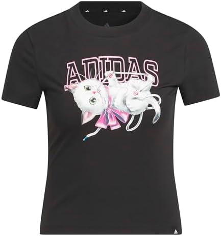 adidas W CO CAT CRO T Kadın Grafik Baskılı Tişört (Kısa Kollu), XS - Görsel 1