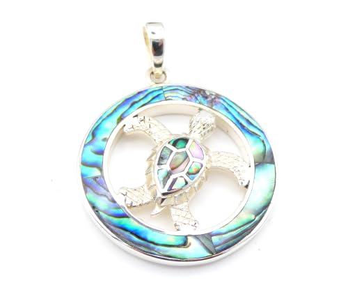 Pendentif argent sterling tortue, le cadeau de protection idéal