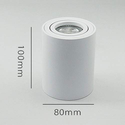 Mini downlight LED de pared exterior redondo con aluminio y luz neutral ajustable para techo 7