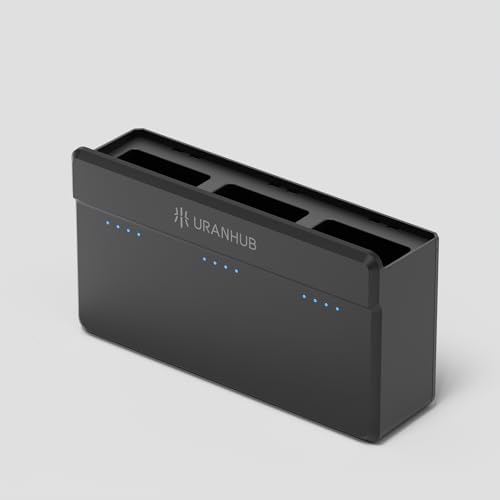 UranHub G30 Drone 3-in-1 Charging Dock Black Brown
