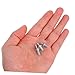SOLUSTRE 130pcs Aluminum Core Rivets Kit Round Head for Household and Industrial Applications Knock Type Expansion Fasteners