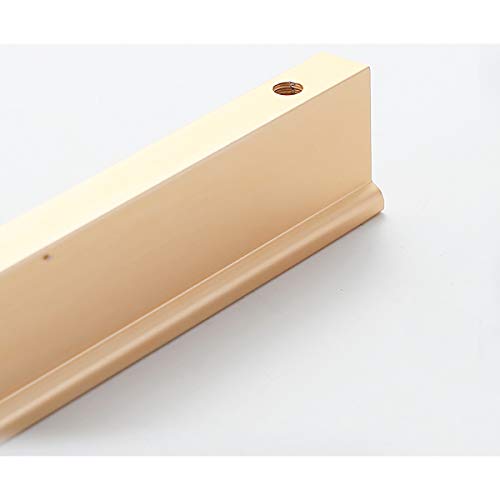 Cabinet Kitchen Door Handle Gold Drawer Cupboard Knobs Cabinet Hardware Pulls Handles 276mm Length (Hole Centers 256mm) - Image 3