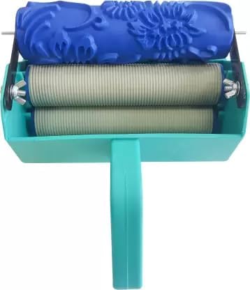 Kayra Decor Design Roller for Wall Painting - 7 inches Machine with Flower Design Texture Roller COMBO167C-7 (B0DBDXN66K) Amazon Price History, Amazon Price Tracker
