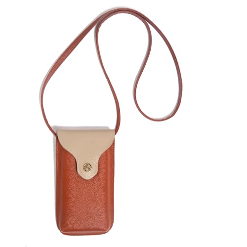 Image of SACCI MUCCI Cellosucci Phone Bag | Vegan Leather Mobile Crossbody Bag for Women | Adjustable Strap Compact Premium Design