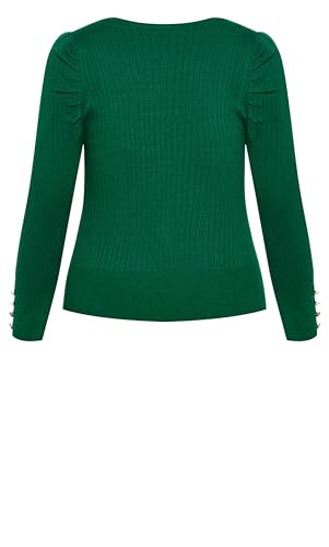 Image of City Chic Women's Plus Size Rebel Rock Sweater