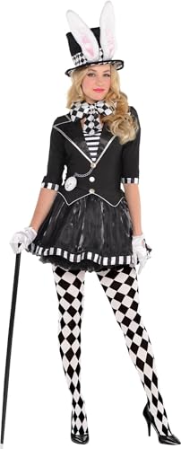 (847836) Adult Ladies New Dark Mad Hatter Costume (S)