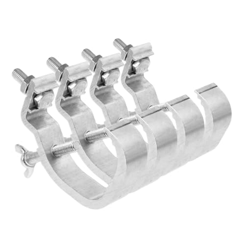 ERINGOGO 4Pcs Heavy Duty Aluminum Stage Light Clamps Reliable Truss Hooks for Moving Head Lamps Suitable for Security Lights Wedding Performance and Party Events