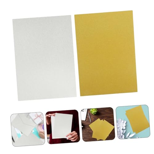 Papier pailleté or pour scrapbooking facile à découper pour anniversaire - 3