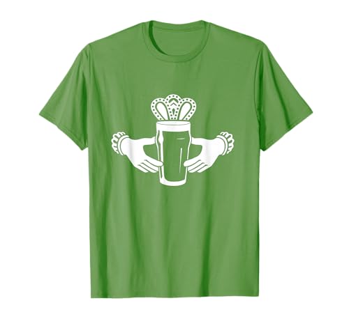 Irish Stout Souvenir Claddagh Ring Beer/Pint Galway Ireland T-Shirt