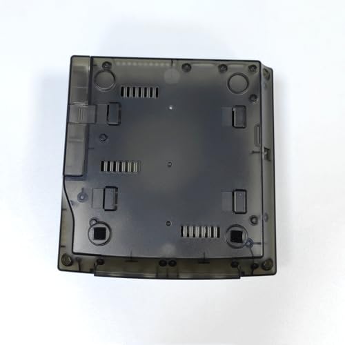Image of Hzxkqmil Replacement Shell for SEGA Dreamcast DC Retro Video Game Console, Translucent Plastic Housing Case Accessories for Dreamcast DC, Transparent Black
