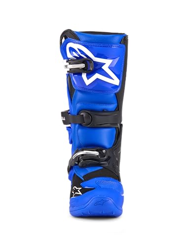 Alpinestars Bota Tech 7S Youth MX/Off Road (azul/preto/branco, 4), azul/preto/branco, 4