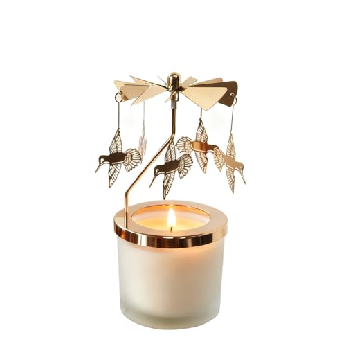 Lavender Scented Candle Carousel Rotary Holder - image 1