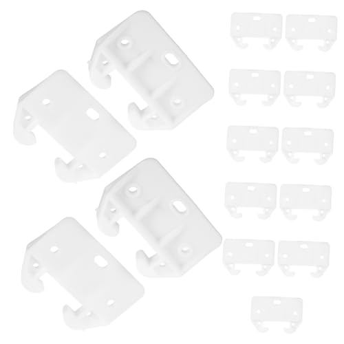 SHINEOFI 15 Pezzi Blocchi Antiscivolo in Plastica Kit Per Sostituzione Di Mobili Cucina e Armadio Guide Per Cassettiera Riparazione Del Fondo Del Cassetto
