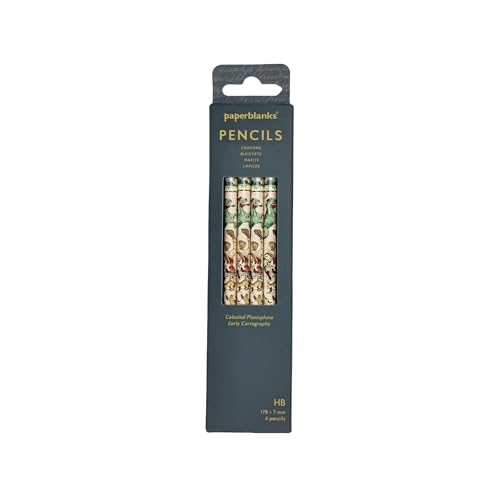Paperblanks Celestial Planisphere Lápices 4 Pack miniatura 1