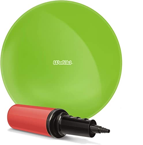 Waliki Children's Wobbly Cushion, Alternative Classroom Seating | Inflatable Core Disc Seats For School (Pump Included, 12”/30Cm, Green) #TOP21