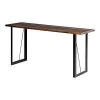 Amazon | デスク 幅150cm 無垢 ウォールナット オーク バーチ 机 奥行