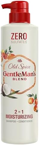 Old Spice Gentleman’s Blend with Apricot Kernel & Coconut Oil, 2in1 Moisturizing Shampoo and Conditioner, 14.8 fl oz 440mL
