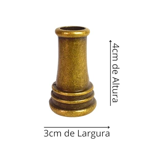 Kit Caneta Tinteiro Pena Engrenagem Branco