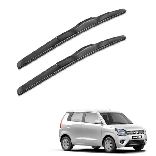 Image of Oshotto Frameless (O.E.M Type) Wiper Blades Compatible with Maruti Suzuki WagonR 2010-2026 (20 inch / 16 inch)