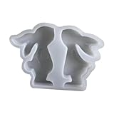 Set professionale di stampi in silicone per lavori creativi fai da te (bianco, 15,5 x 11,5 cm)