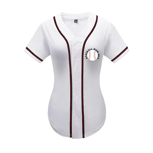 Camiseta feminina de beisebol em My Baseball Mom Era, softball, esportiva, ativa, uniforme do dia do