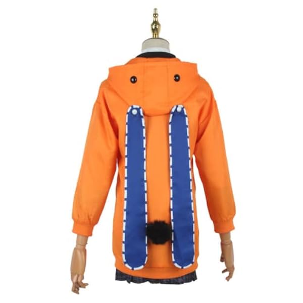 Anime Yomoduki Runa Hoodie Cosplay Kostuum Jas Outfit met Sokken Ketting Sleutelhanger Halloween voor Vrouwen