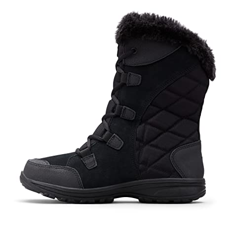 Columbia Women's Ice Maiden Ii Snow Boot, Black, Grey, 6.5 B Us #TOP4