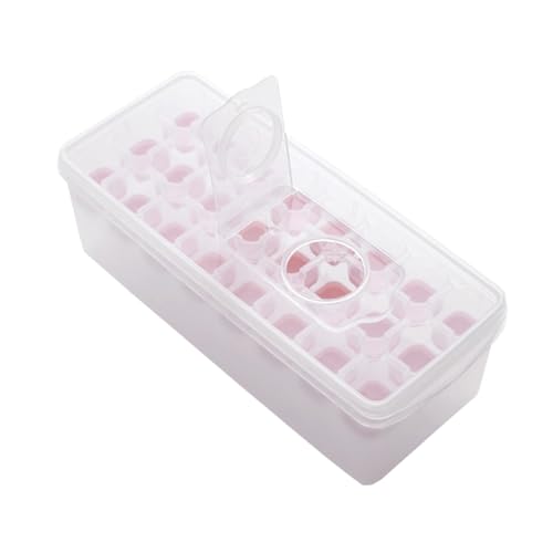 Molde para cubitos de hielo con tapa y contenedor miniatura 1