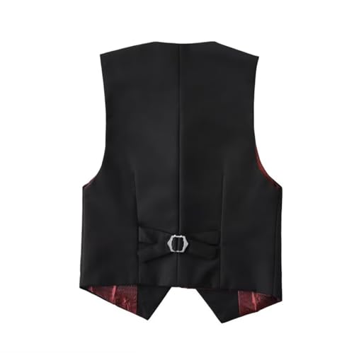 Kids Vests for Boys Formal Slim Fit Suit Vest Toddler Youth Boy Wedding Prom Party Ring Bearer Solid Waistcoat Tuxedo2