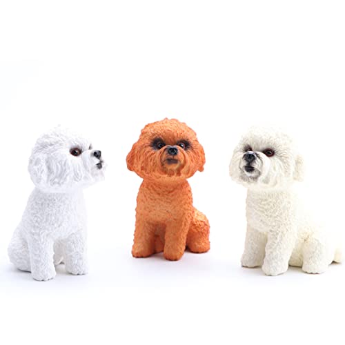Toyvian Juguete para Perro De Caniche Figura Decorativa Adorno De Mascota Artesanía