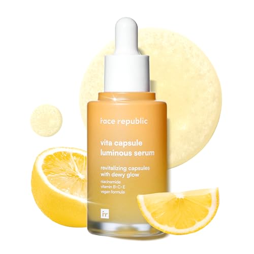 Face Republic Vita Capsule Luminous Serum 45ml 1.52 fl oz | Revitalizing, Radiant Glow for Dull, Dry...