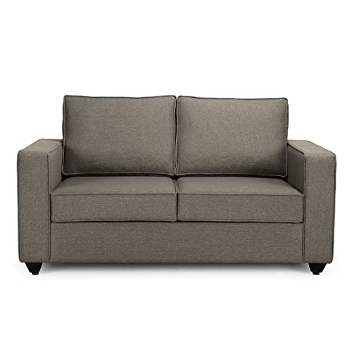 Image of Wakefit Sofa Set | 3 Year Warranty | Sofa 4 Seater, 4 Seater Sofa for Living Room, Wooden Sofa Set, Sofa Set 2+1+1 Seater - Napper(Omega : Grey)