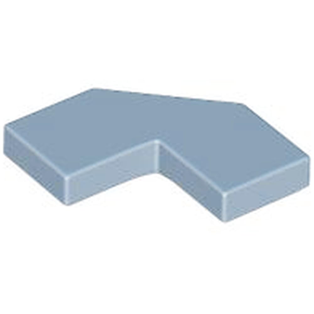 LEGO Tile, Modified Facet 2 x 2, Part 27263, Choose Your Colour, Part 27263, Choose Your Colour (Sand Blue, 10, count)