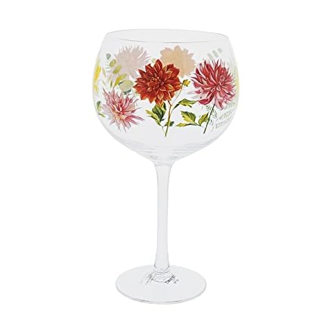 Ginology Dahlia Copa Gin Glass Cover
