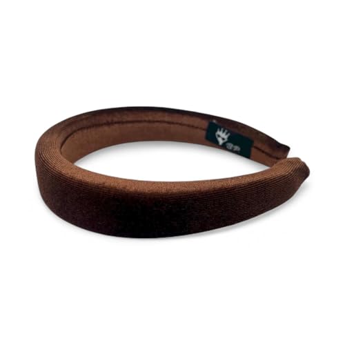 Cerchietto capelli donna elegante, cerchietto bombato in velluto con bombatura da 1 cm, accessorio chic e confortevole per ogni occasione