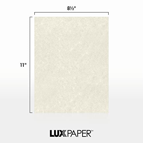 8 1/2 X 11 Cardstock - Cream Parchment (50 Qty.) | Perfect For Resumes, Paper Crafting, Wedding Invitations, Card Making, Awards, Business Cards, Layer Cards | 65Lb Paper | 81211-C-29-50 #TOP1