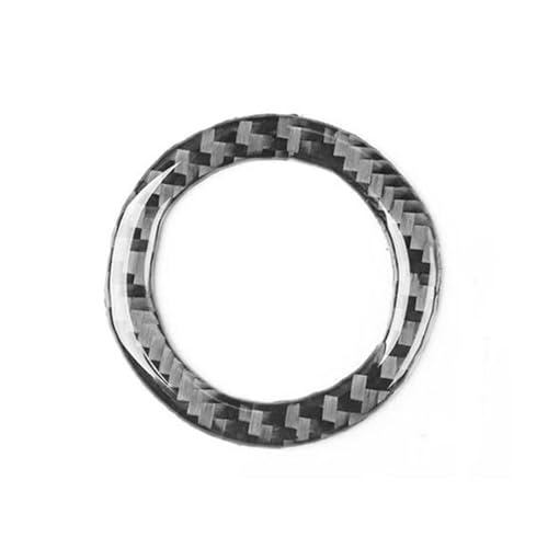 Anillo embellecedor adhesivo de encendido para Land Cruiser, decoración carbono negro
