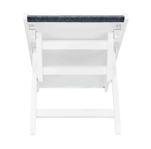 Trixie Möbel-Rampe, höhenverstellbar 29/36/43 cm, breite Lauffläche 36 × 90 cm, 39375, weiß