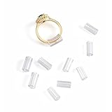 Clear Hypoallergenic Ring Guards for Resizing - 10 Pack